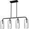 Quoizel Fairbanks Linear Chandelier 4 Lights Matte Black FRB438MBK - alternate 5